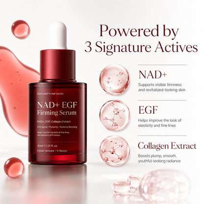 NAD+ EGF Firming Serum | Anti-aging, Plumping, Radiance Boosting Serum